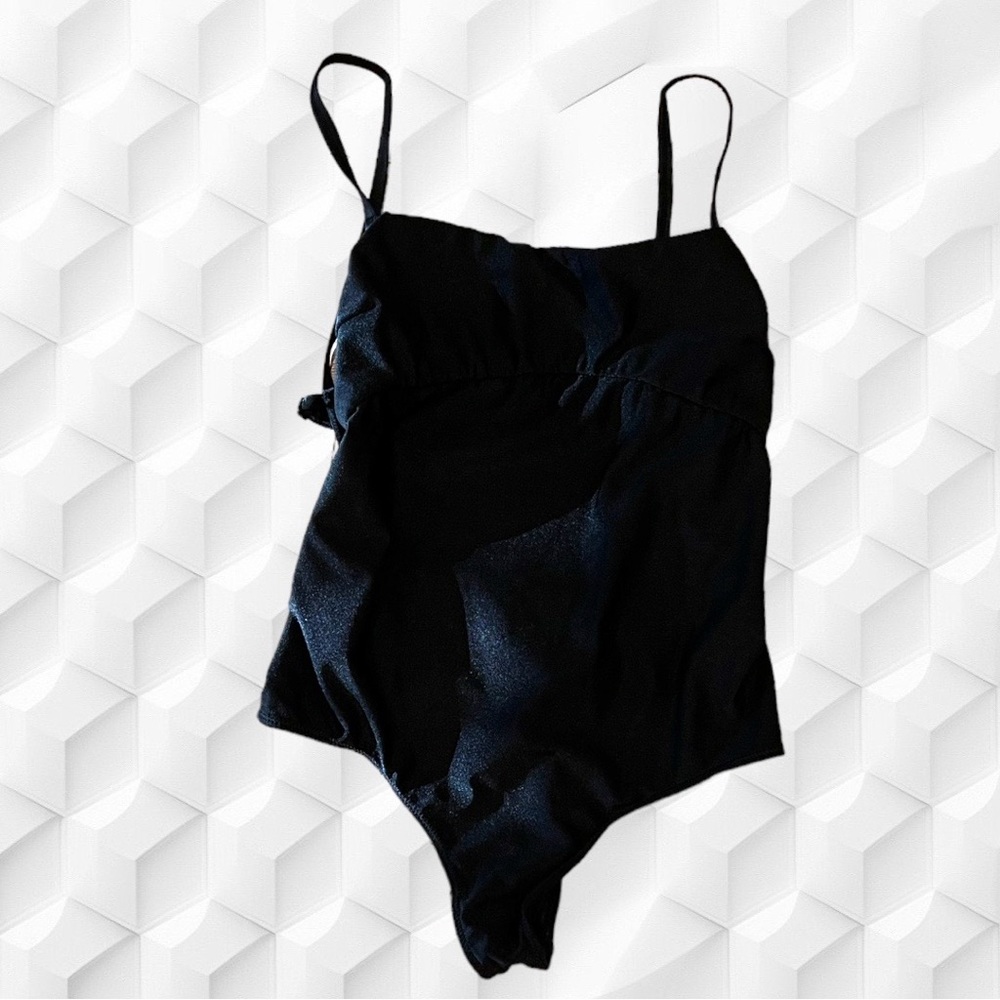 URBAN OUTFITTERS one piece black bathing suit Sz S